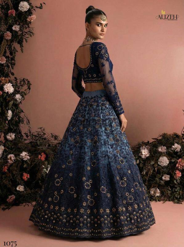 Alizeh Bridal Heritage Colours 1075 Lehenga choli manufacturers in Bangalore